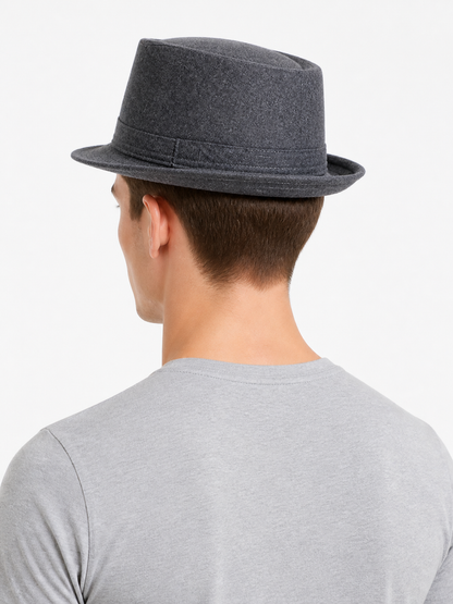 Wide-Brim Carnival Fedora Hat