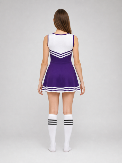 CHEERS Cheerleading Costume with Pom-Poms