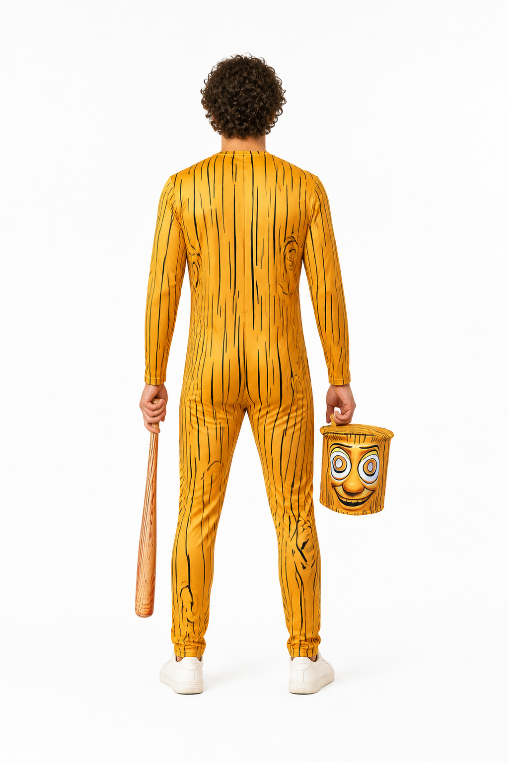 Wooden Character Carnival Costume Jumpsuit