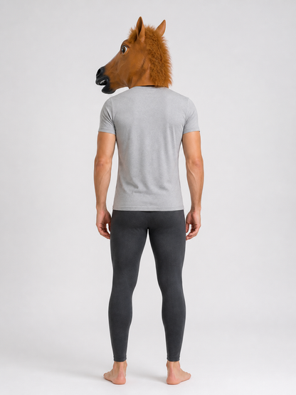 Horse Head Carnival Mask for Halloween back view