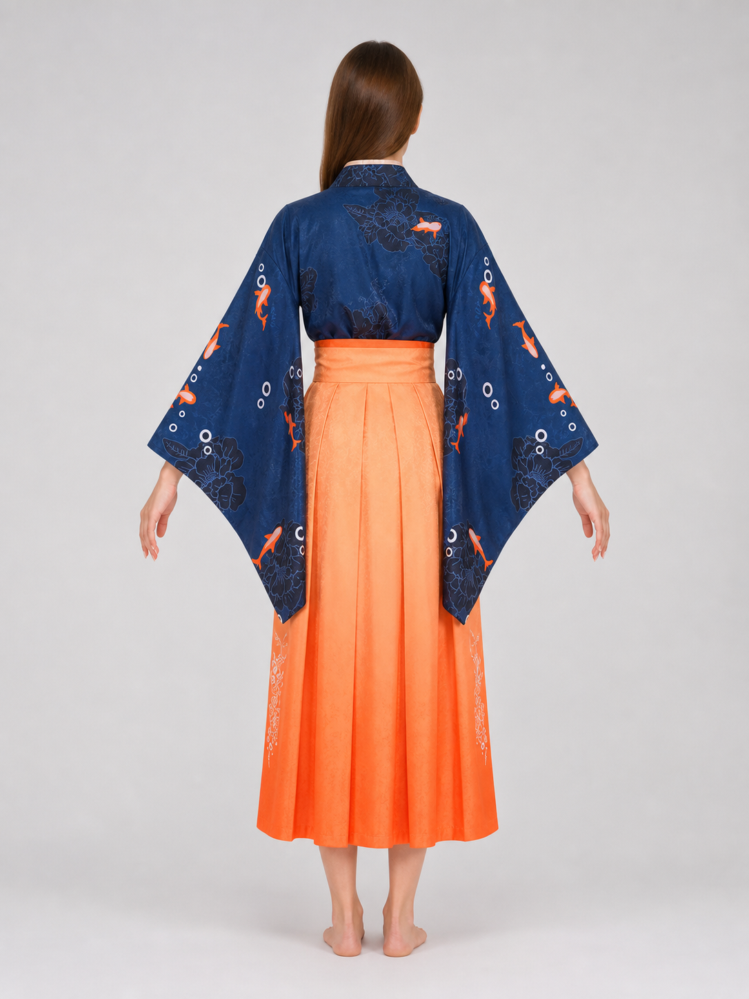 Amelia Watson Kimono-Style Cosplay Dress