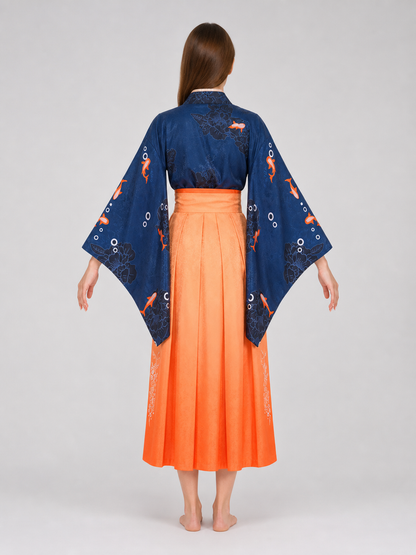 Amelia Watson Kimono-Style Cosplay Dress