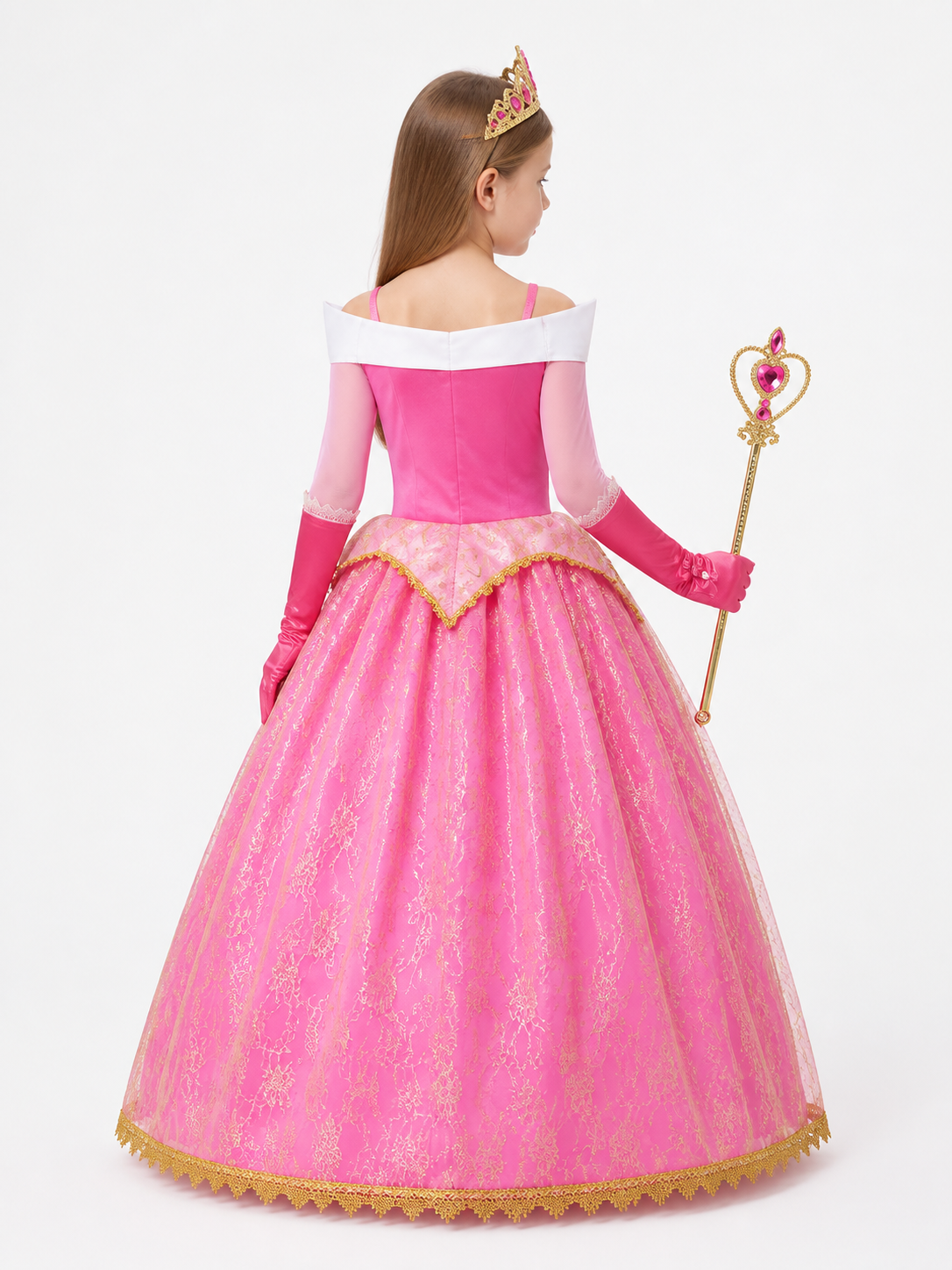 Princess Costume for Halloween and Cosplay back view