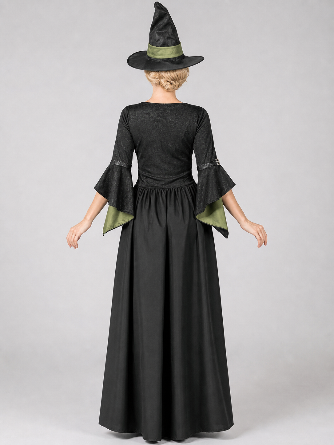 Carnival Costume with Dress and Pointed Hat