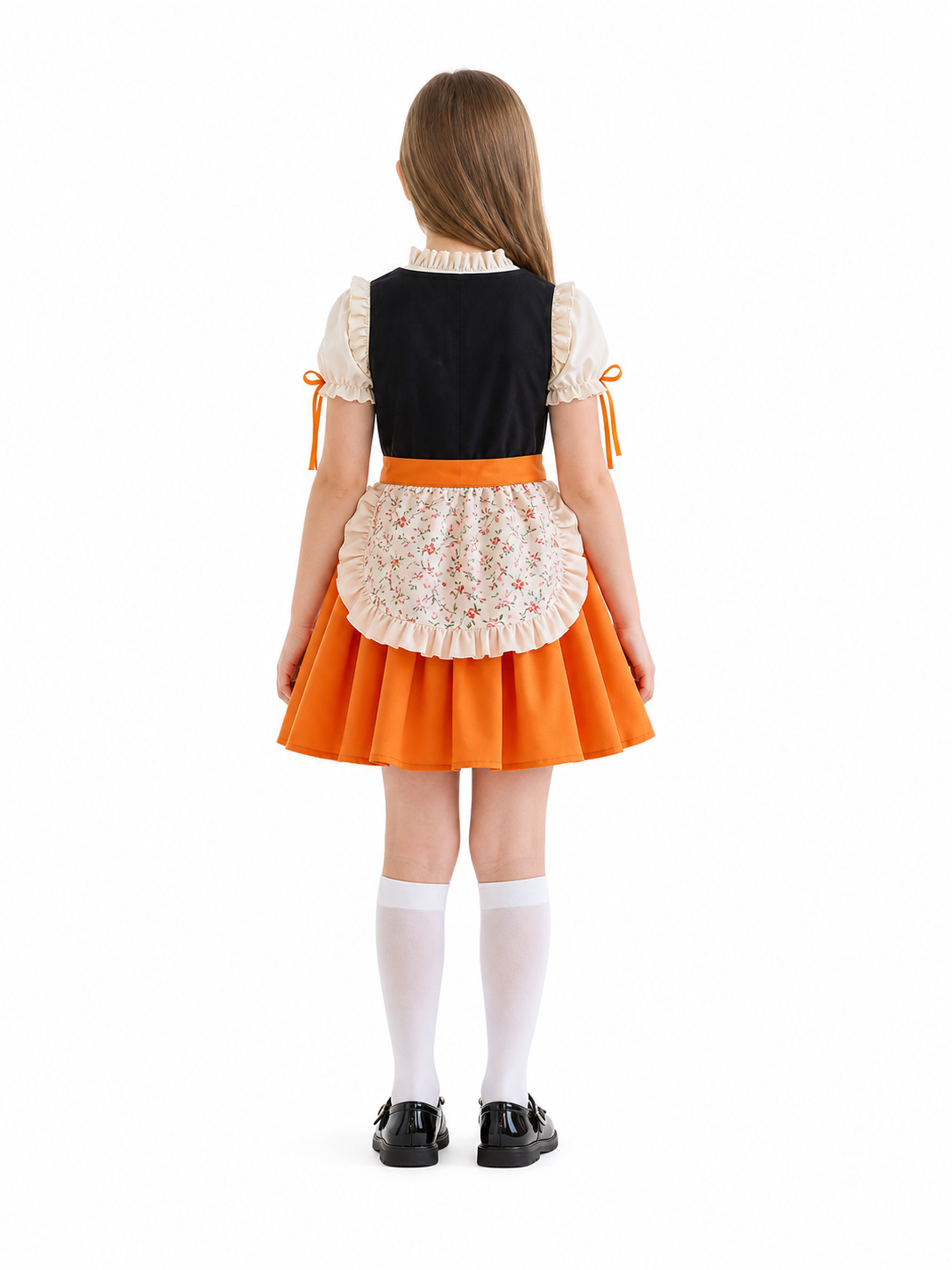 Dirndl Dress Set with Apron and Headscarf