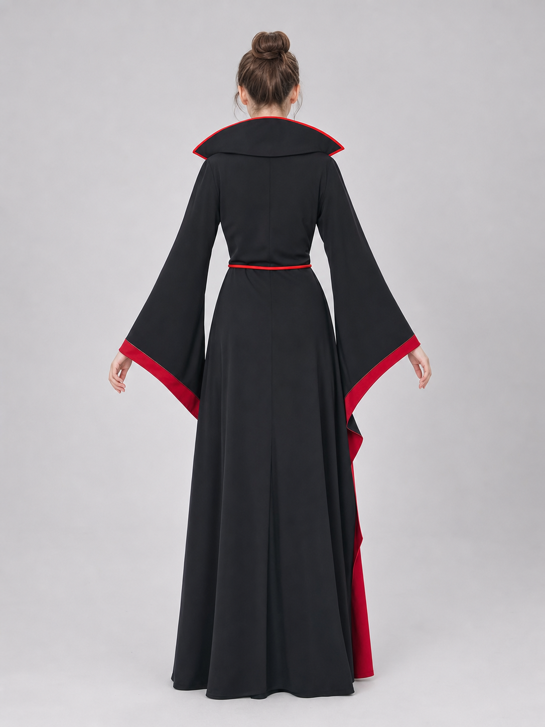 Black and Red Halloween Vampire Witch Dress