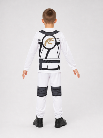 Ninja Costume for Performances with Mask and Gloves