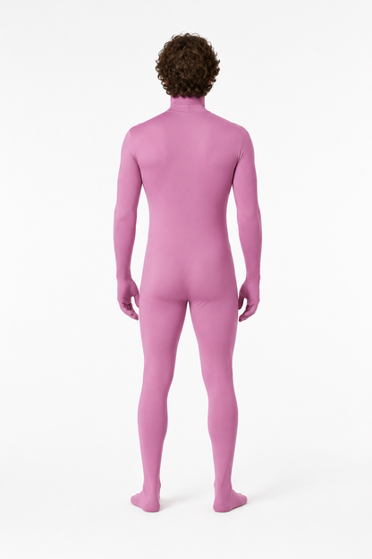 Open-Face Hooded Zentai Bodysuit back view