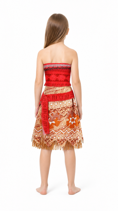 Children’s Carnival Costume: Fringed Top and Skirt