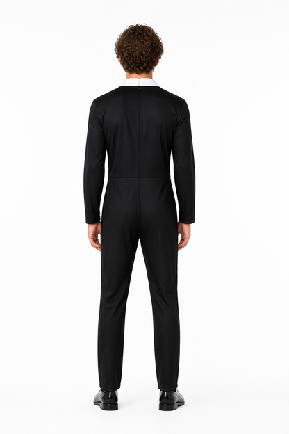 Nick Cosplay Jumpsuit, Tuxedo with Bow Tie