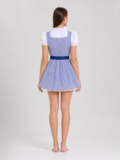 Bavarian-Style Costume Dress with Apron
