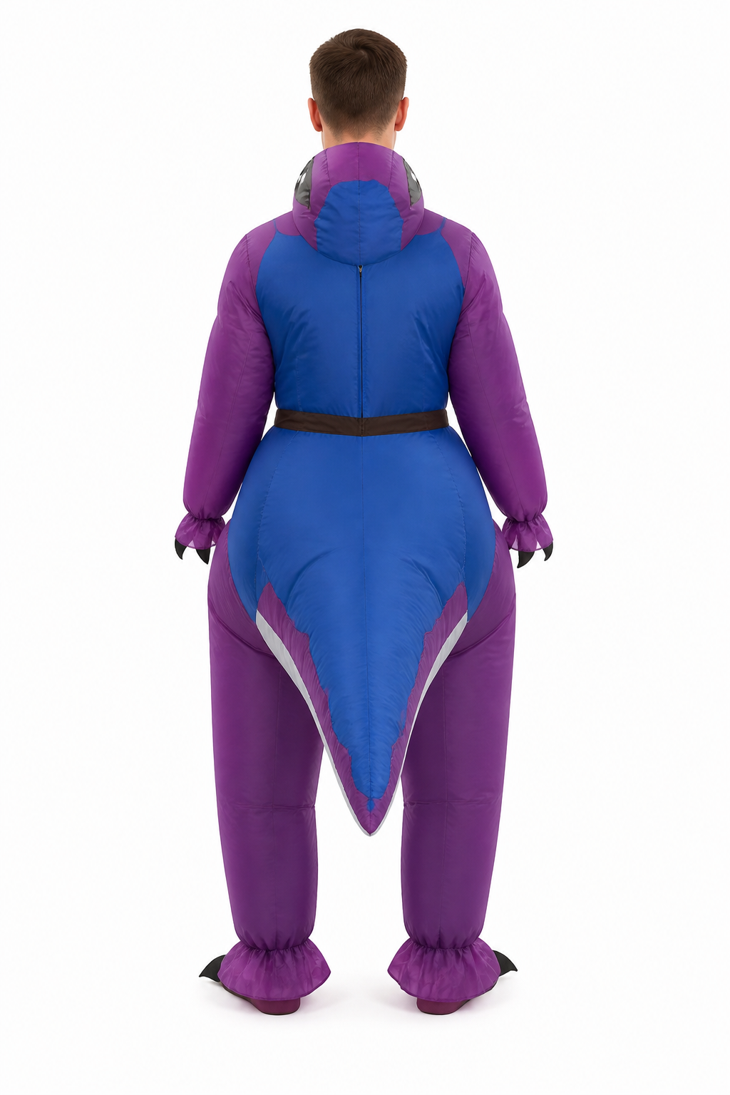 Inflatable Dinosaur Costume with Long Tail back view