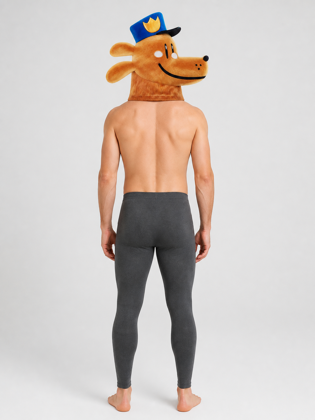 Halloween Dog-Shaped Carnival Headwear back view