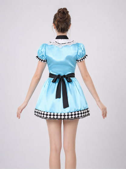 Alice Carnival Dress, Stage and Cosplay Costume back view