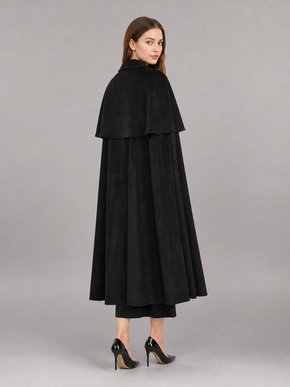 Black Gothic-Style Carnival Cloak
