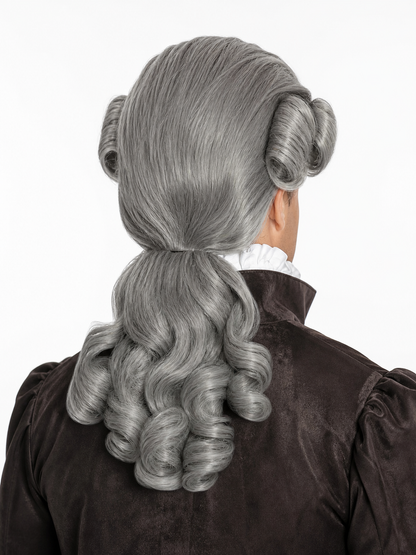 Gray Carnival Colonial-Style Wig