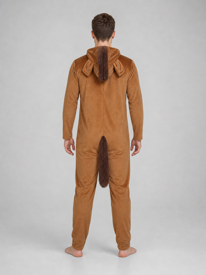 One-Piece Horse Costume with Hood for Performances