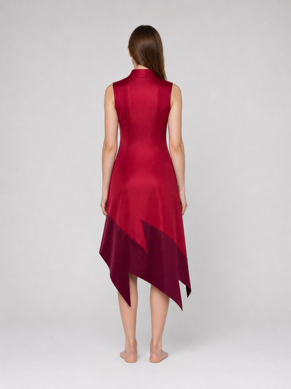 Edalyn Cosplay Dress, Dark Red, Sleeveless
