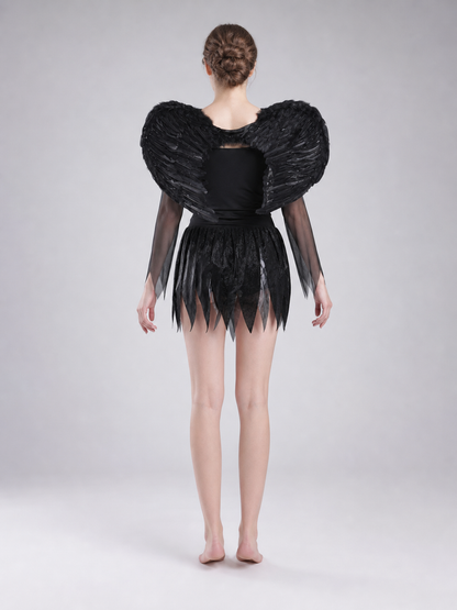 Costume Set: Dress, Wings, and Headpiece