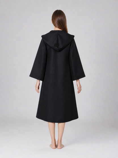 Black Costume Cloak with Hood for Cosplay