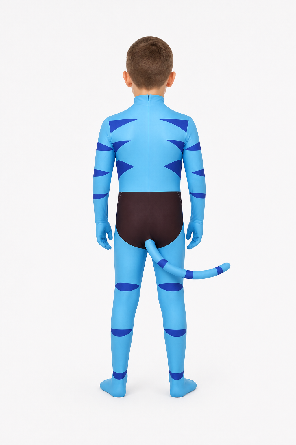 Avatar 3 Cosplay Costume with Tail and Mask, 110–190 back view