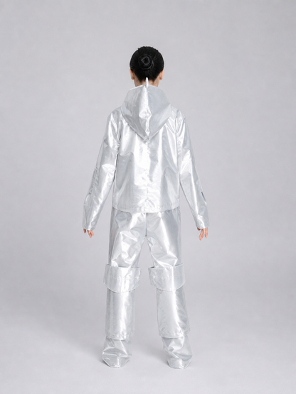 Iron Woodcutter Costume with Hood for Role-Playing