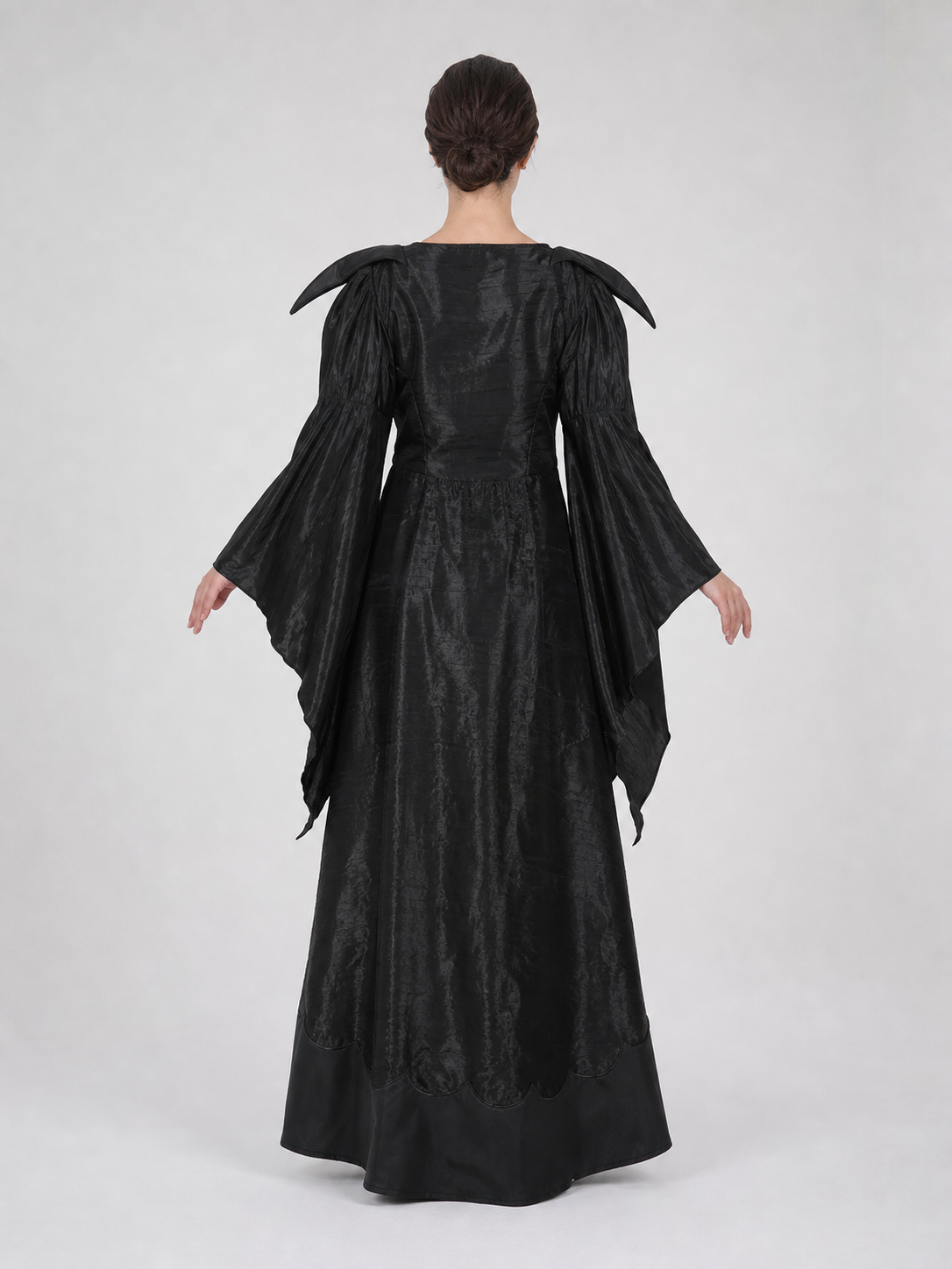Halloween Costume: Dress and Horned Headpiece back view 3
