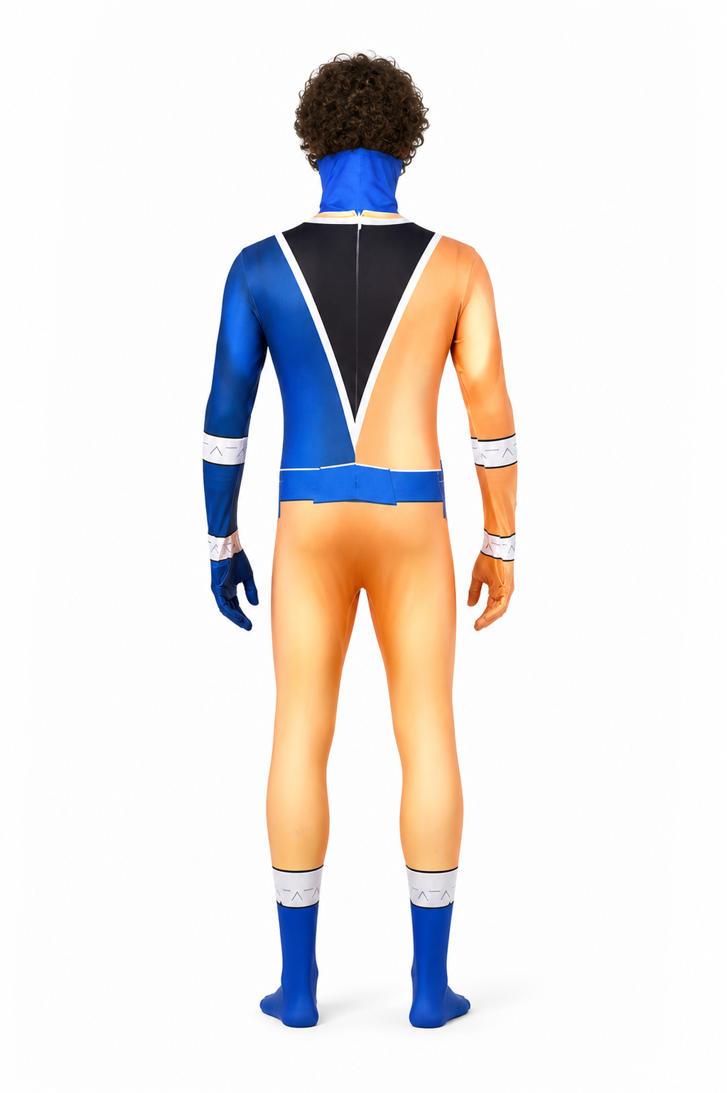 One-Piece Hooded Jumpsuit Costume for Cosplay back view