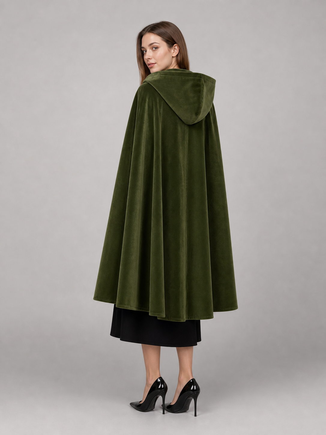 Green Hooded Carnival Cloak, Theatrical