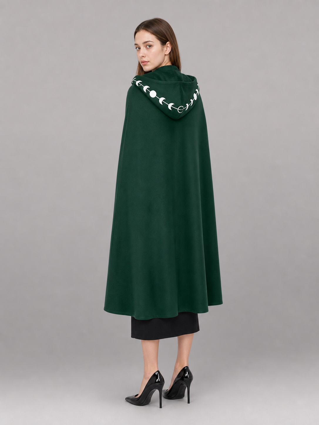 Green Carnival Hooded Cloak for Cosplay