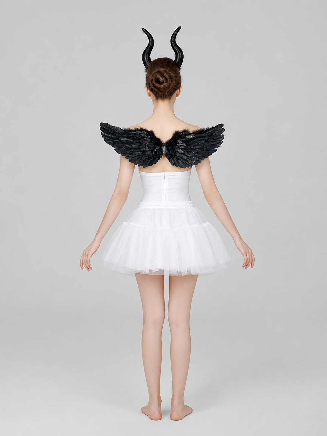 Carnival Accessory Set: Horns, Wings, Skirt