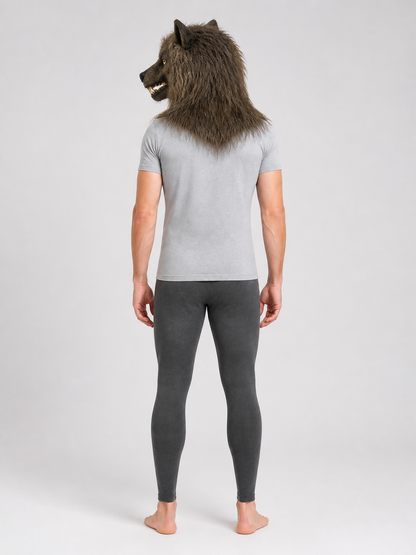 Halloween Wolf Carnival Headpiece back view