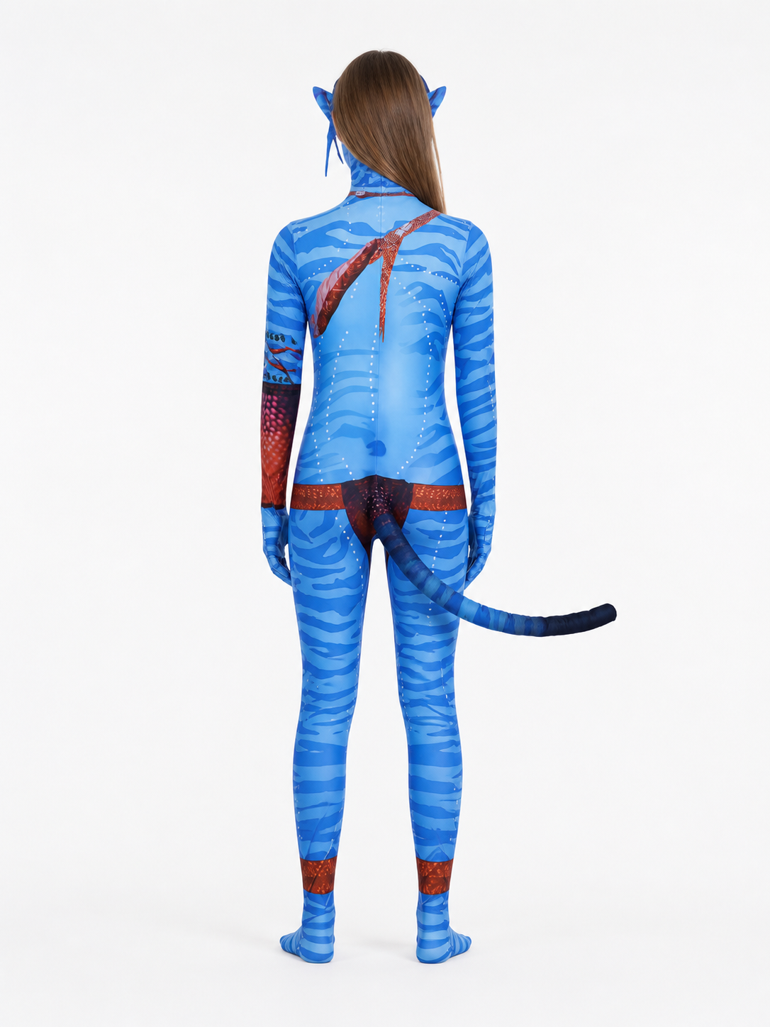 Avatar 3 Cosplay Jumpsuit with Tail