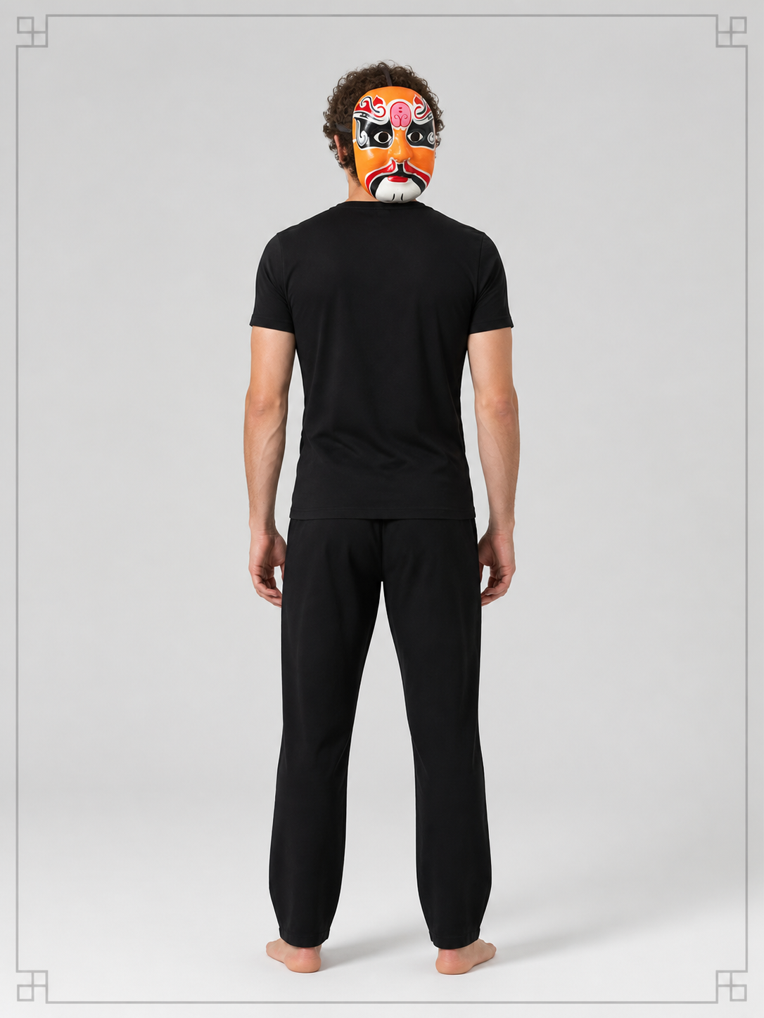 Opera-Style Carnival Mask for Halloween back view
