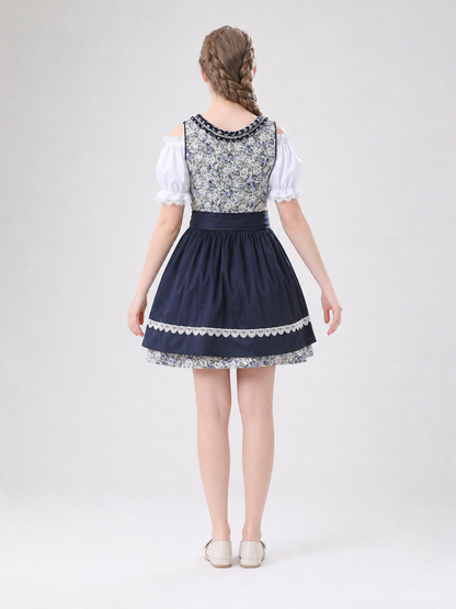 Traditional German-Style Dress with Apron