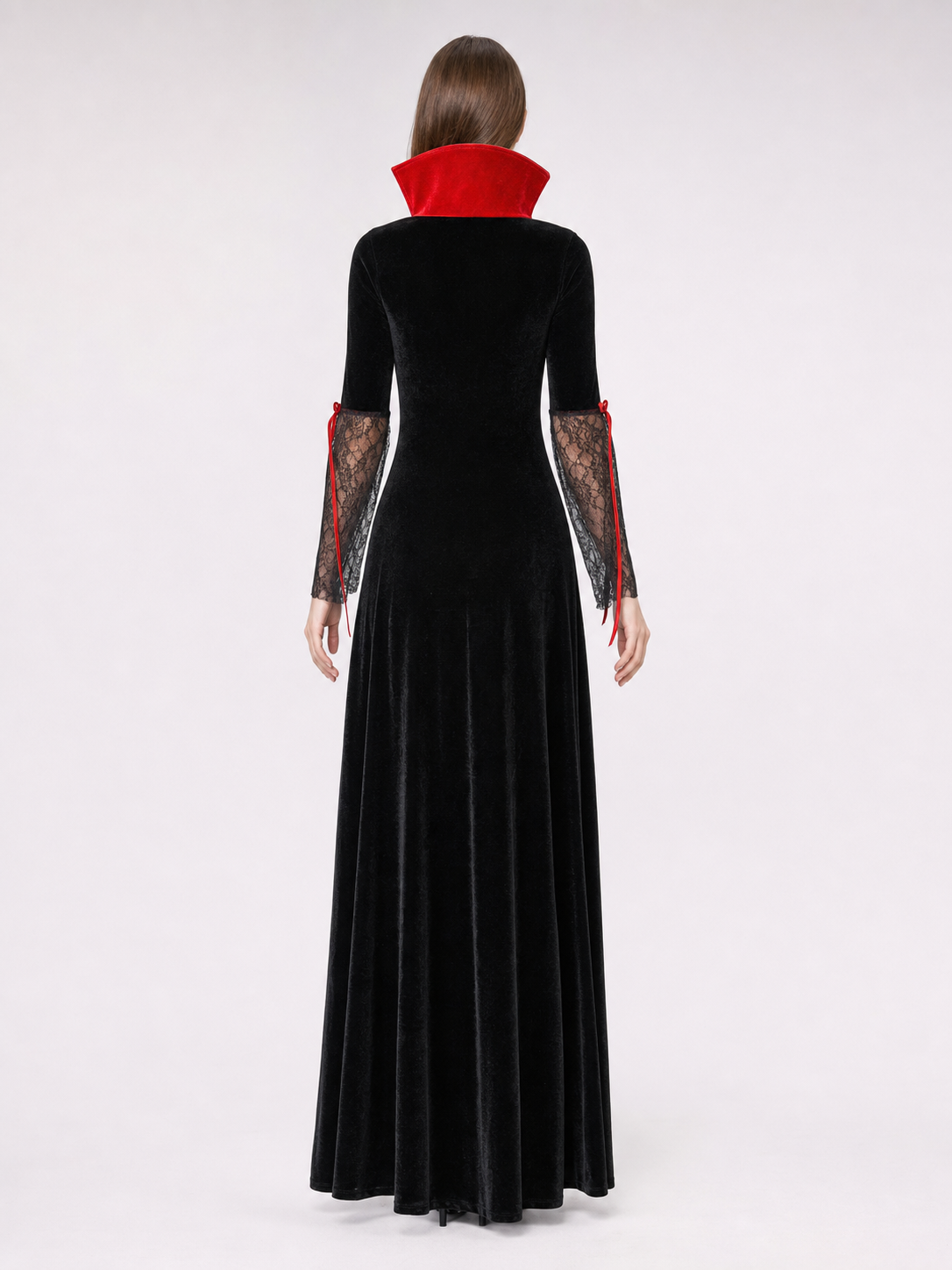 Gothic-Style Halloween Costume Dress
