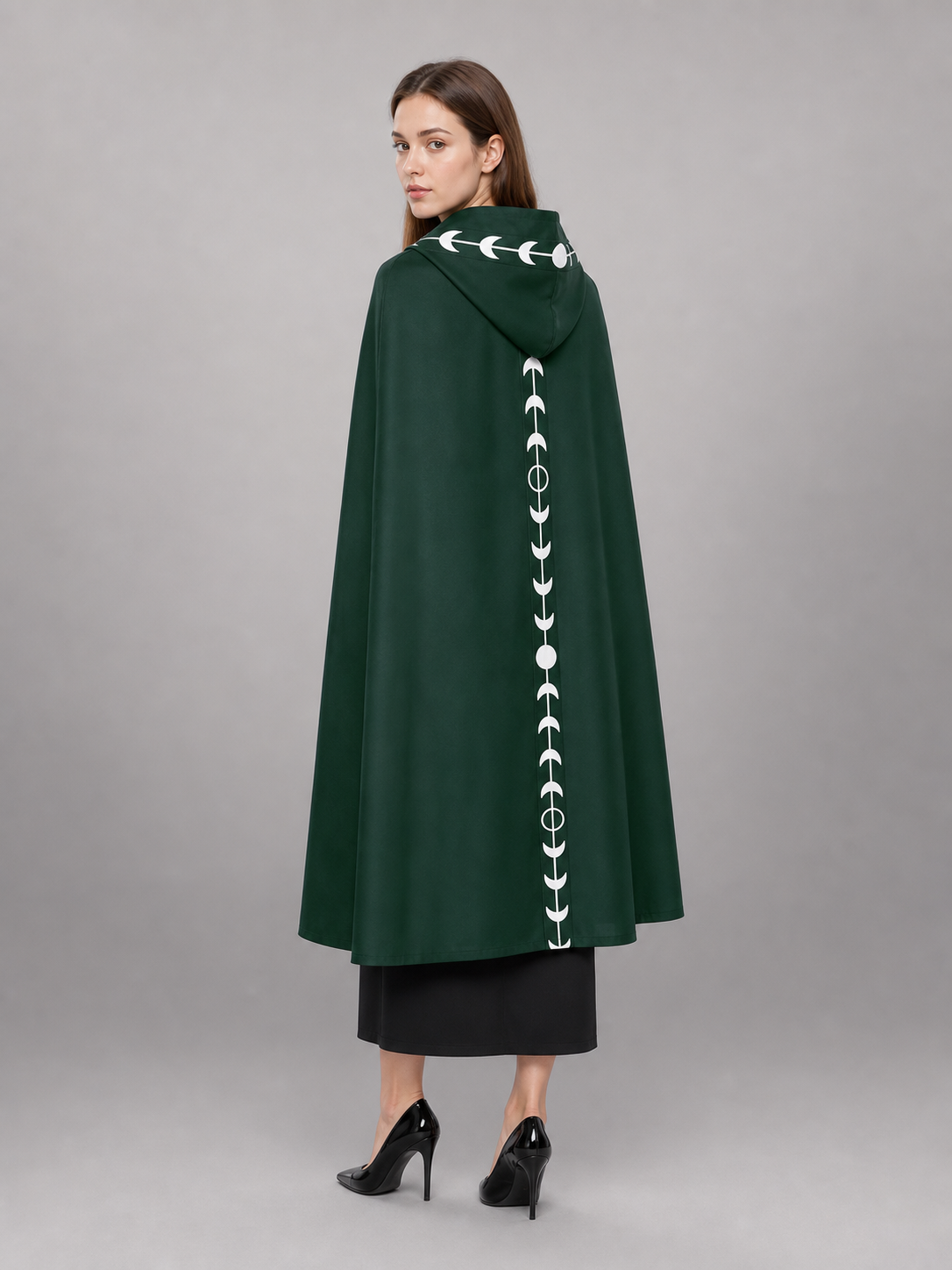 Green Carnival Hooded Cloak for Cosplay