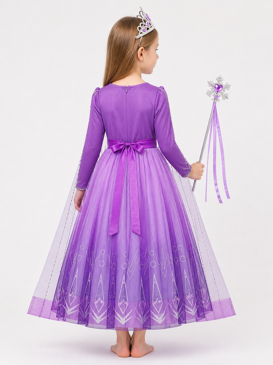 Purple Snow Queen Costume for Halloween