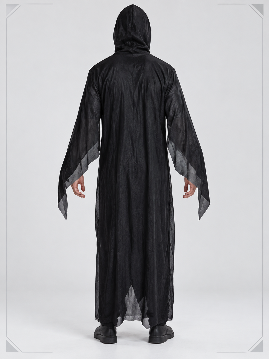Skeleton Halloween Costume with Hood and Mask