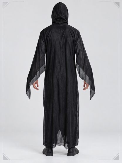 Skeleton Halloween Costume with Hood and Mask