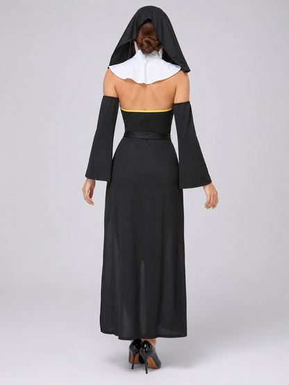 Hooded Cosplay Costume with Cross