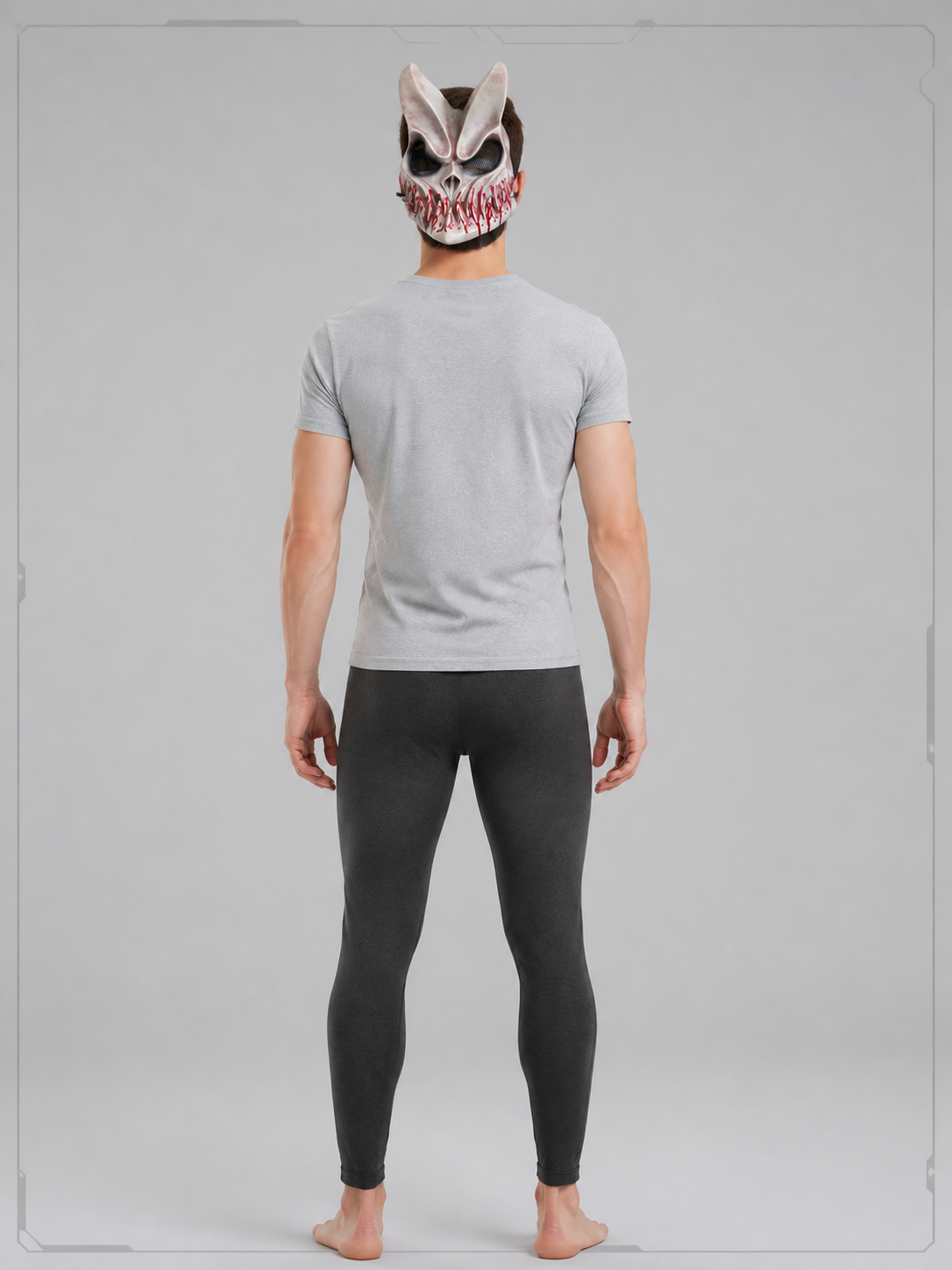 Demonic Carnival Mask for Halloween and Cosplay back view