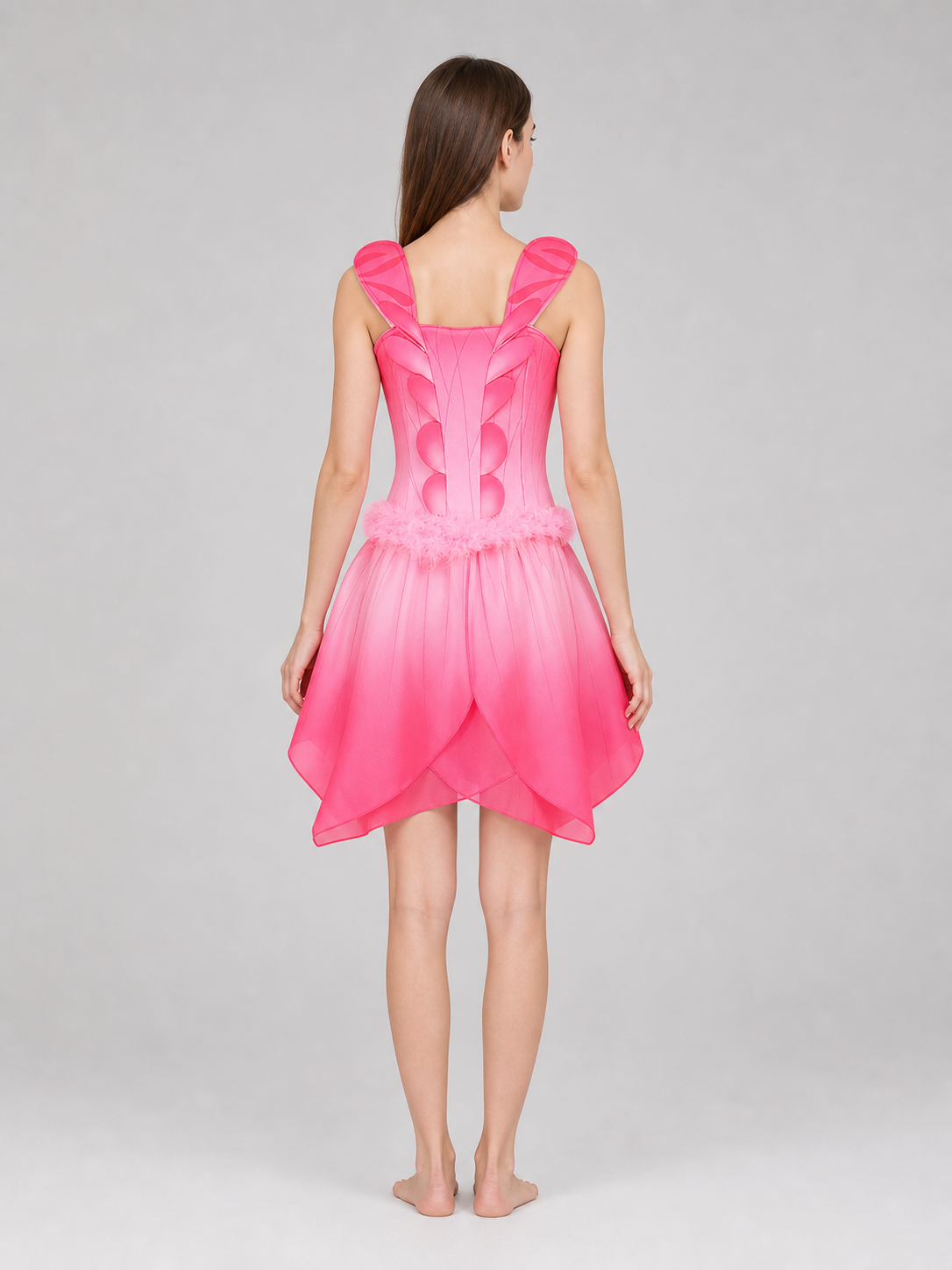 Pink “Flower Fairy” Cosplay Dress