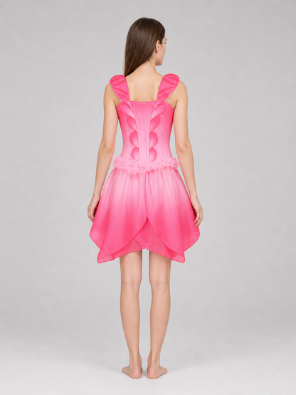 Pink “Flower Fairy” Cosplay Dress