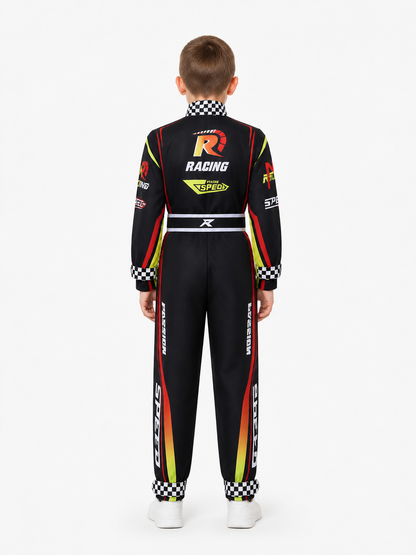 Racing Jumpsuit Cosplay Set with Belt back view