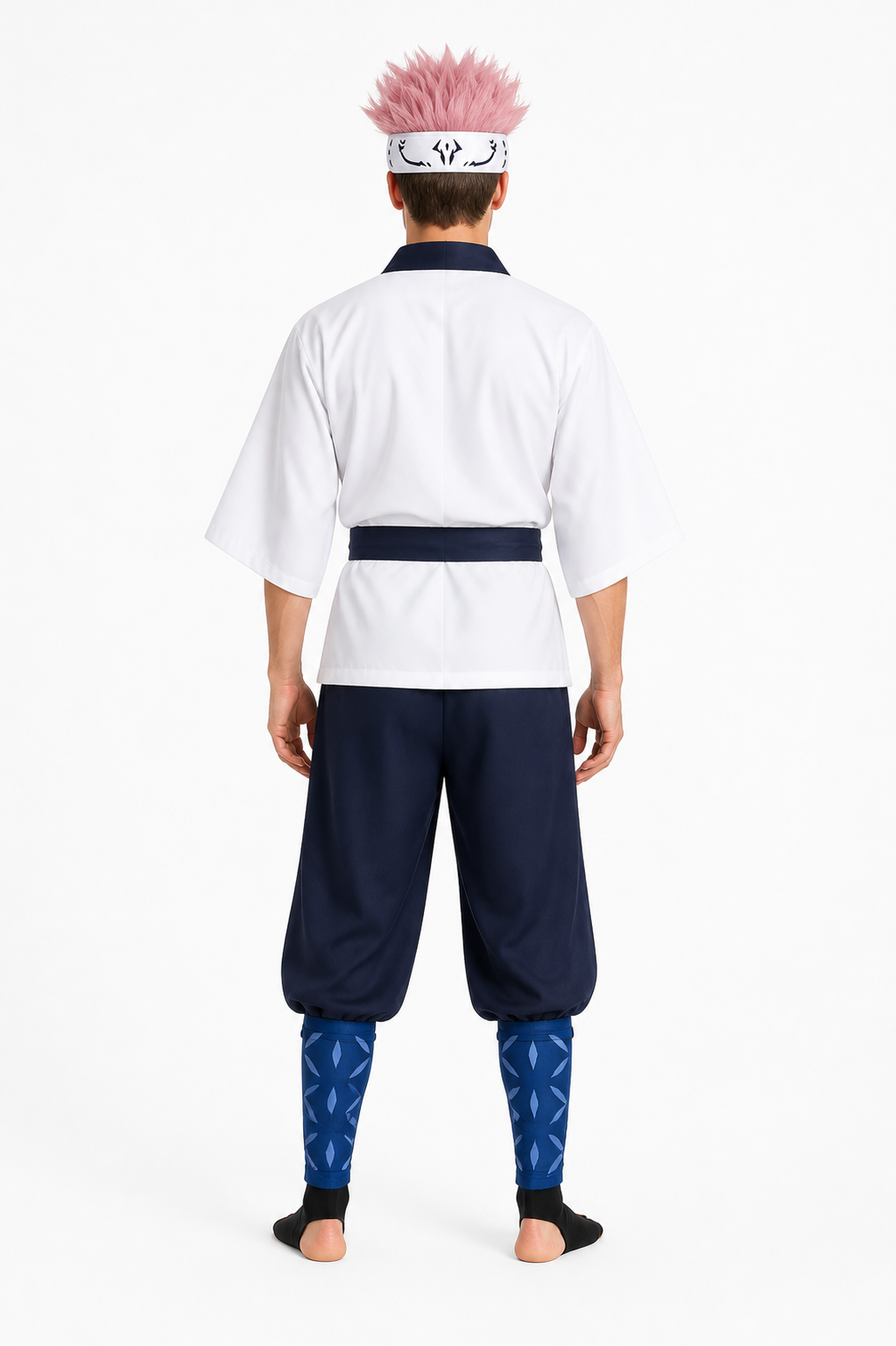 Sukuna Cosplay Costume from the Anime Jujutsu Kaisen back view