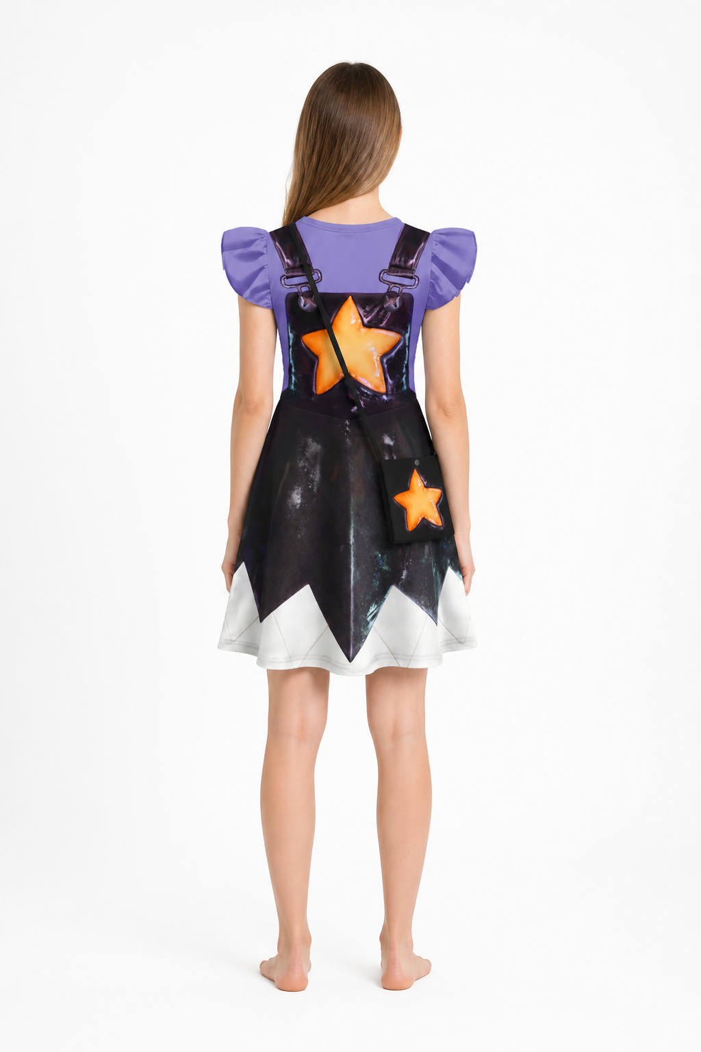 Star Crossbody Bag and Dress Set back view