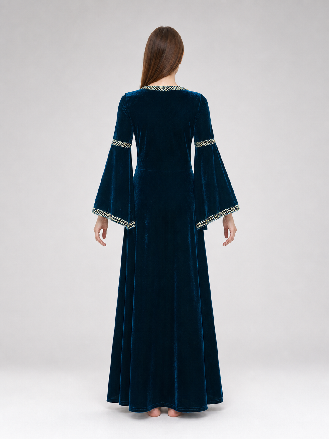 Medieval-style costume dress with headband