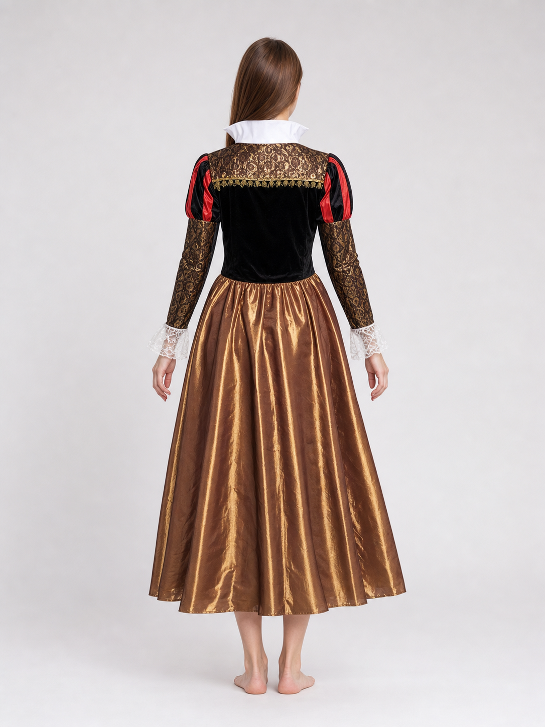 Fantasy-Style Queen of Hearts Cosplay Dress