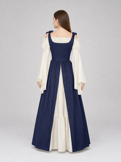 Renaissance-Style Costume Dress with Lacing